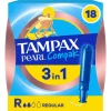 Tampax Pearl Compak Regular Tampons Met Inbrenghuls 18 Stuks