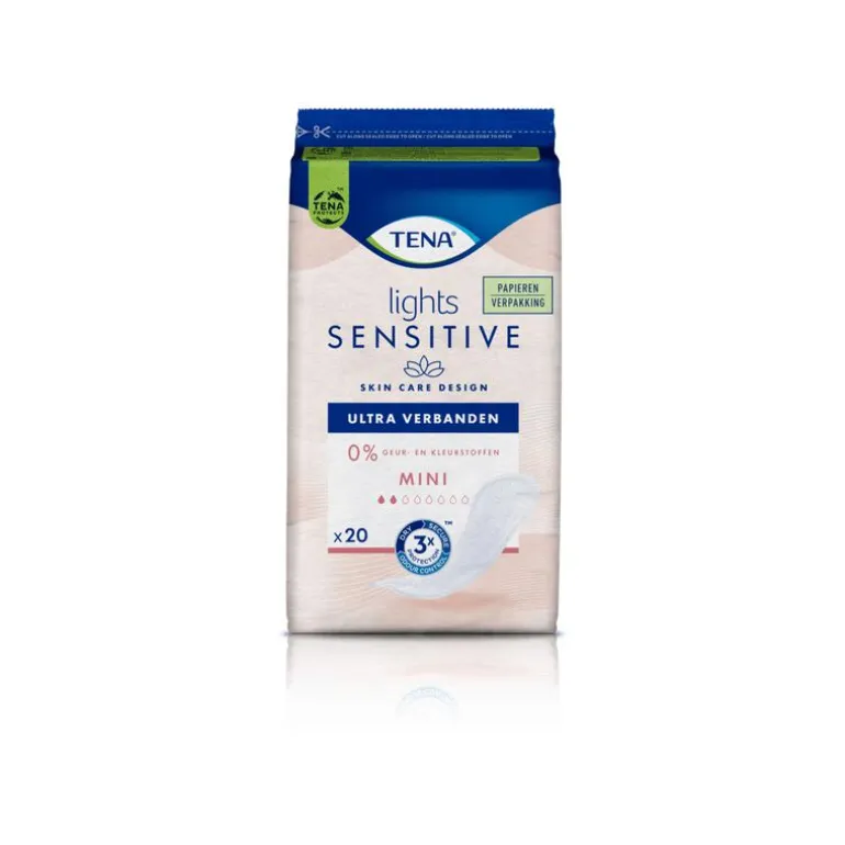 TENA Lights Sensitive Mini Verbanden 20 stuks