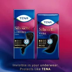 TENA Silhouette Noir Mini Verbanden 18 stuks