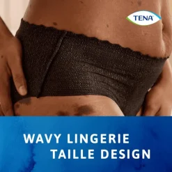 TENA Silhouette Plus Low Waist Wegwerp Broekjes Zwart L 10 stuks