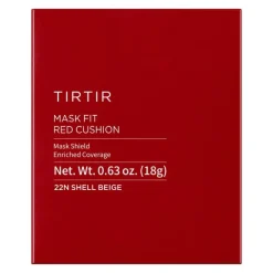 TirTir Mask Fit Red Cushion Foundation 22N Shell Beige