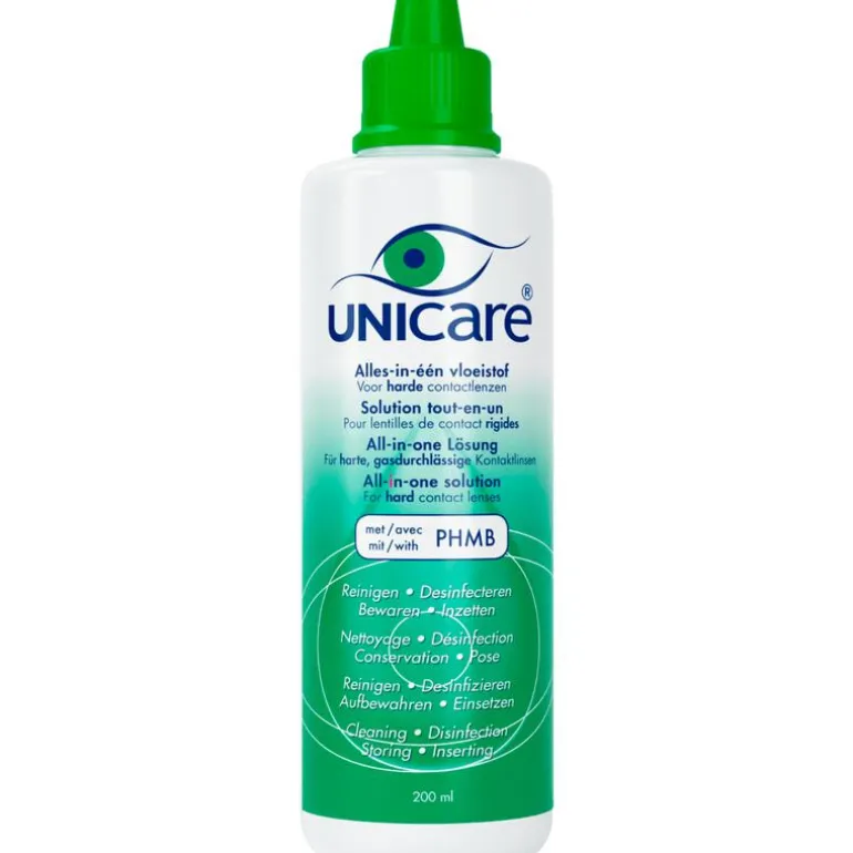 Unicare Alles-in-een Lenzenvloeistof Harde Lenzen 200 ML