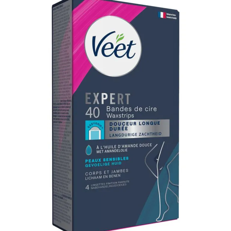 Veet Expert Ontharingsstrips Lichaam & benen Gevoelige Huid 40 stuks