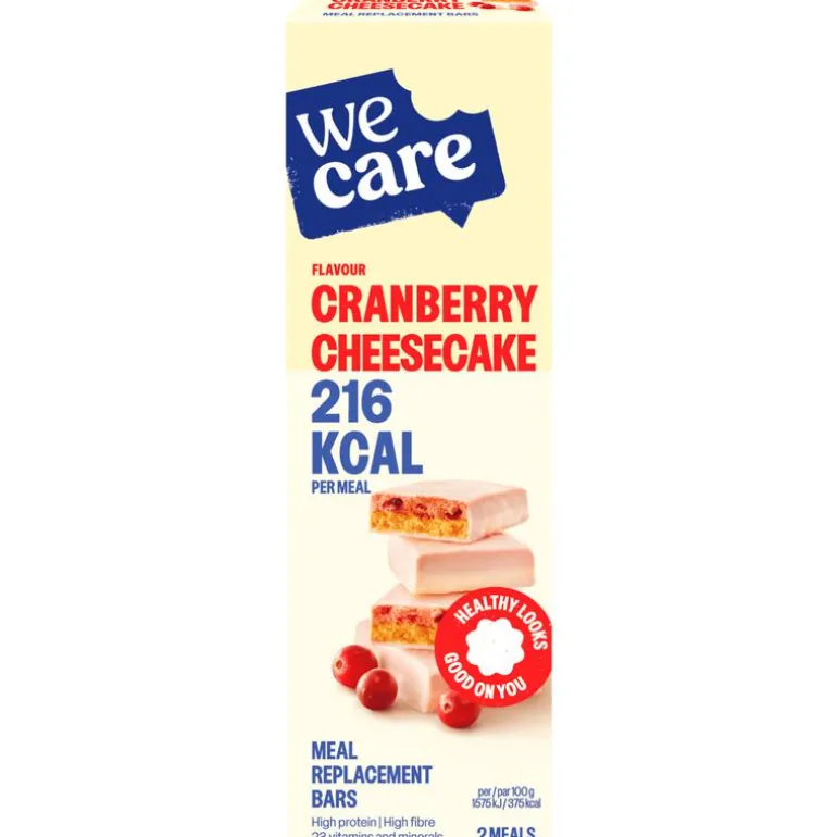 WeCare Bars Cranberry Cheesecake 2 stuks