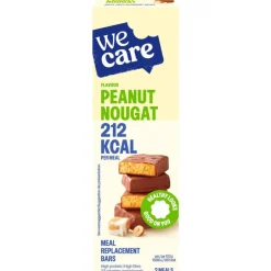 WeCare Bars Peanut Nougat 2 stuks