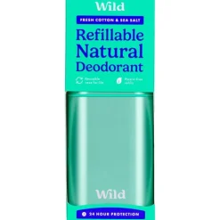 Wild Aqua Case Fresh Cotton & Sea Salt Starterpack Deodorant Stick 1 Stuk