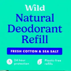 Wild Fresh Cotton & Sea Salt Refill Deodorant Stick 40 gram
