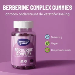 Yummygums Berberine Suikervrije Gummies 30 stuks