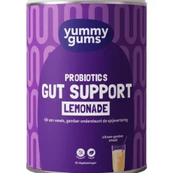 Yummygums Gut Support Lemonade Suikervrij 240 GR