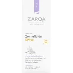 Zarqa Sensitive Zonnefluide SPF30 50 ML