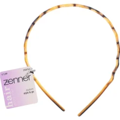 Zenner Diadeem zigzag bruin
