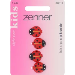 Zenner Haarclip kids 4x